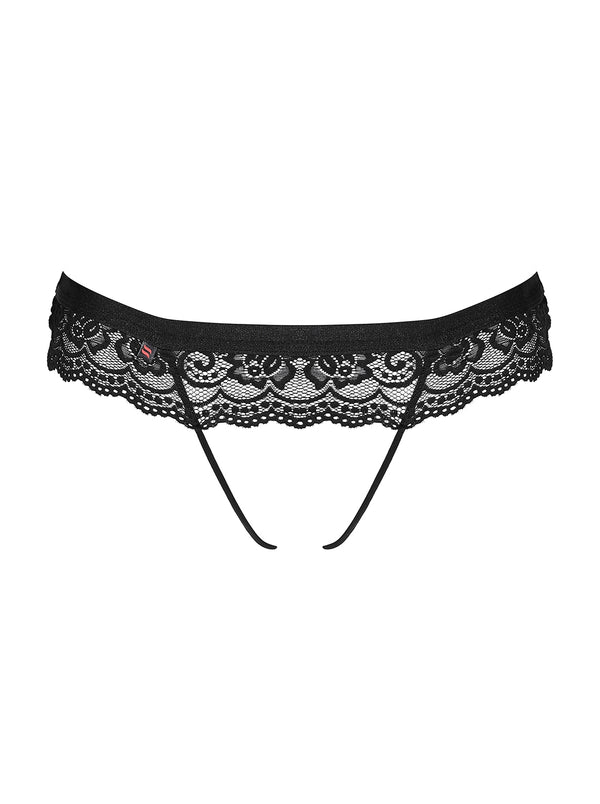 854-PAC-1 Panties ouvert schwarz