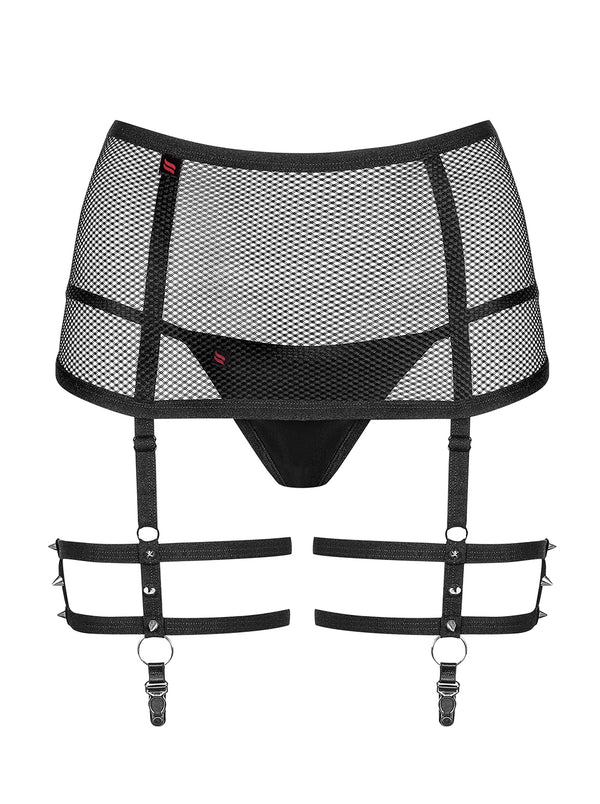 858-GAR-1 Garter Belt schwarz