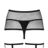 858-GAR-1 Garter Belt schwarz