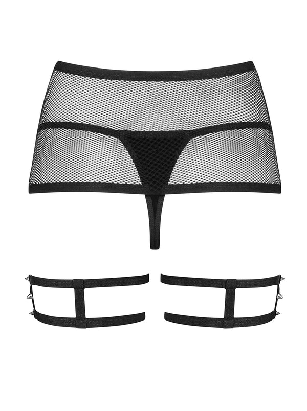 858-GAR-1 Garter Belt schwarz