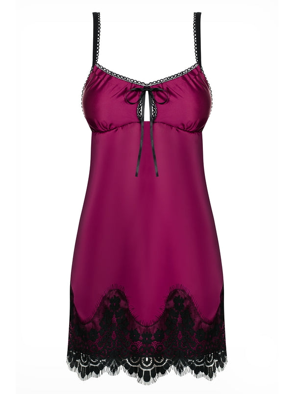 861-CHE-5 Chemise fuchsia