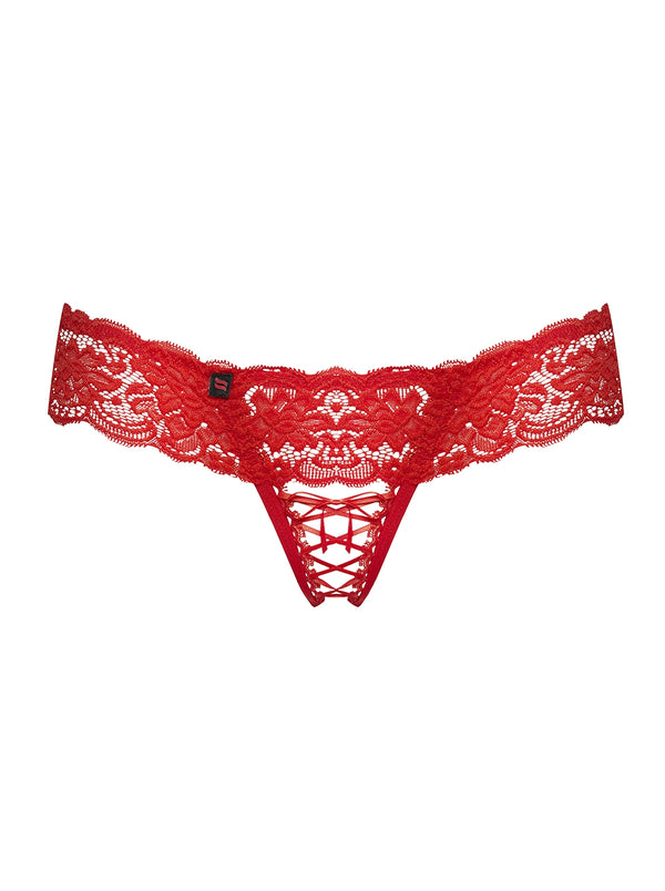 863-THC-3 Crotchless Thong rot