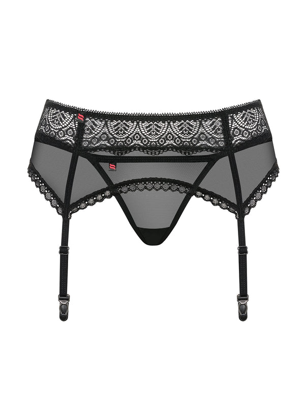 864-GAR-1 Garter Belt schwarz