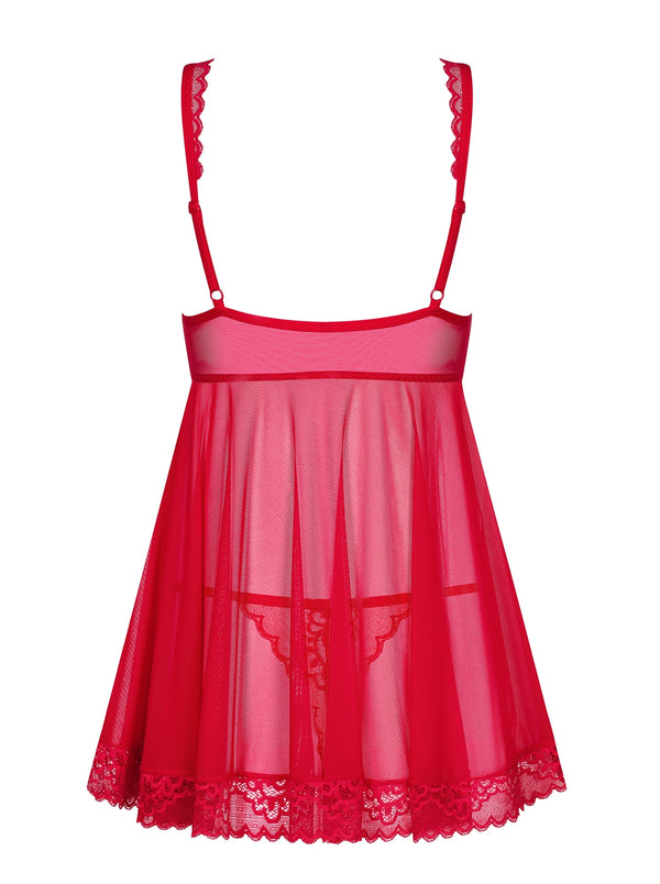 Rougebelle Babydoll rot