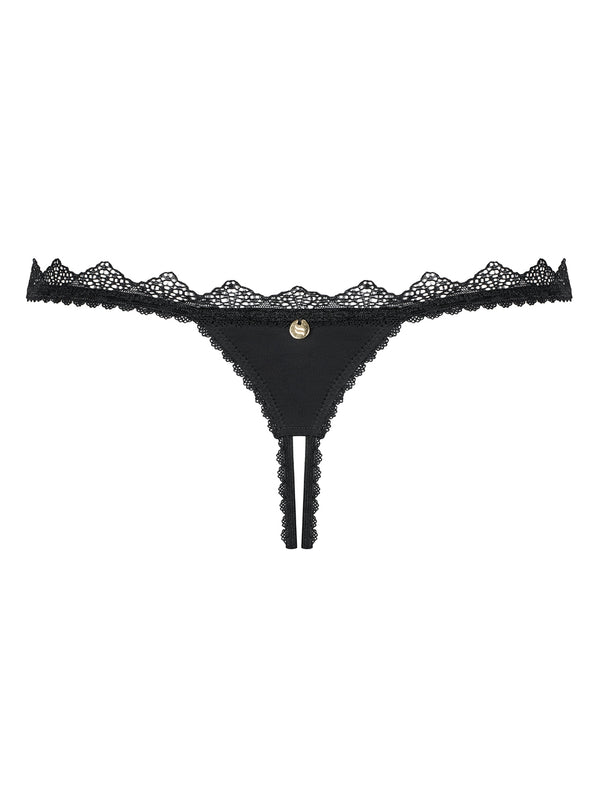 Lolitte String ouvert schwarz