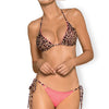 Bikini "California" rosa-leopard