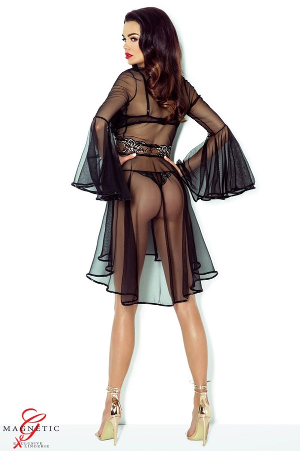 schwarzer Kimono Cassandra von Demoniq Magnetic Collection