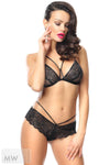 schwarzes Set Grace von Demoniq Look at Me Collection