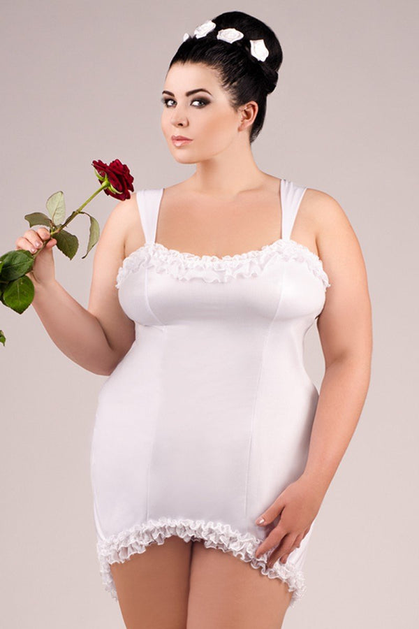 weißes Kleid E-2021 von Andalea Dessous