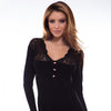 schwarzes Kleid Melani von Hamana Dessous