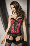 schwarz-rotes Strapshemd Rumba von Passion Dessous