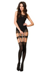 Strumpfhose TI100 schwarz-grau von Passion