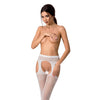 ouvert Strumpfhose S005 weiß von Passion Erotic Line