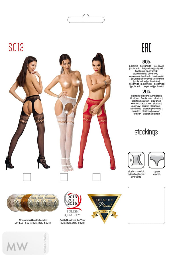 ouvert Strumpfhose S013 schwarz von Passion Erotic Line