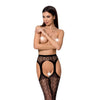 ouvert Strumpfhose S014 schwarz von Passion Erotic Line