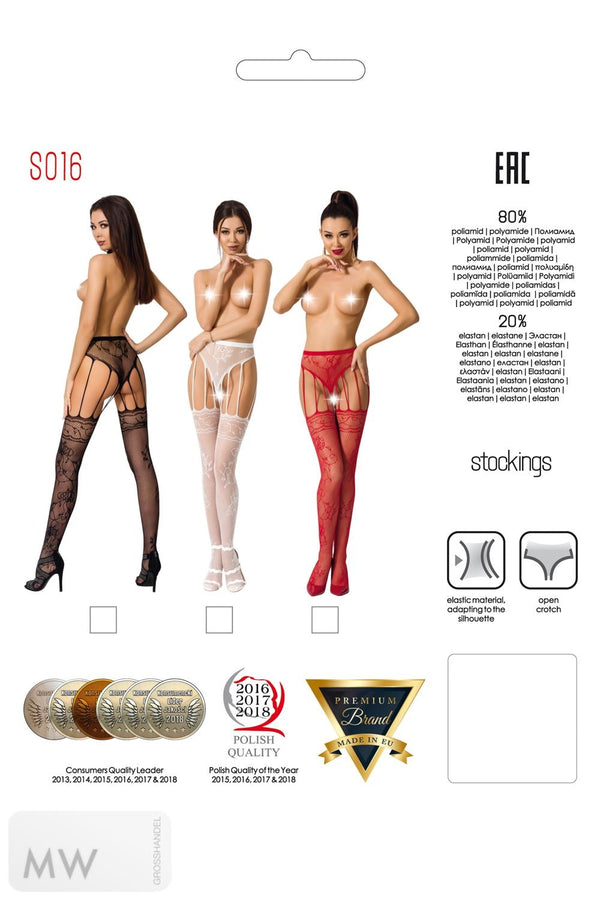 ouvert Strumpfhose S016 schwarz von Passion Erotic Line