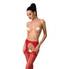 ouvert Strumpfhose S018 rot von Passion Erotic Line