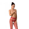 ouvert Strumpfhose S021 rot von Passion Erotic Line