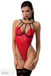 roter String-Body Akita von Passion Devil Collection