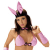 5teilges Playboy Bunny Set pink S-M und L-XL