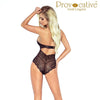 schwarzer Comedie a Deux Body von Provocative Gold Lingerie
