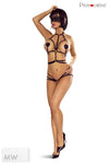 schwarzer Harness Ouvert Slip PR6099 von Provocative