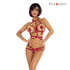 roter Harness Ouvert Slip PR7005 von Provocative
