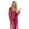 langes weinrotes Kleid So Elegant von Provocative