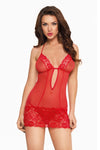 rotes Chemise 1821 von Softline Romantic