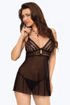 schwarzes Chemise 1823 von Softline Romantic