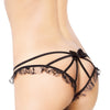 schwarzer String ouvert 2447 von Softline